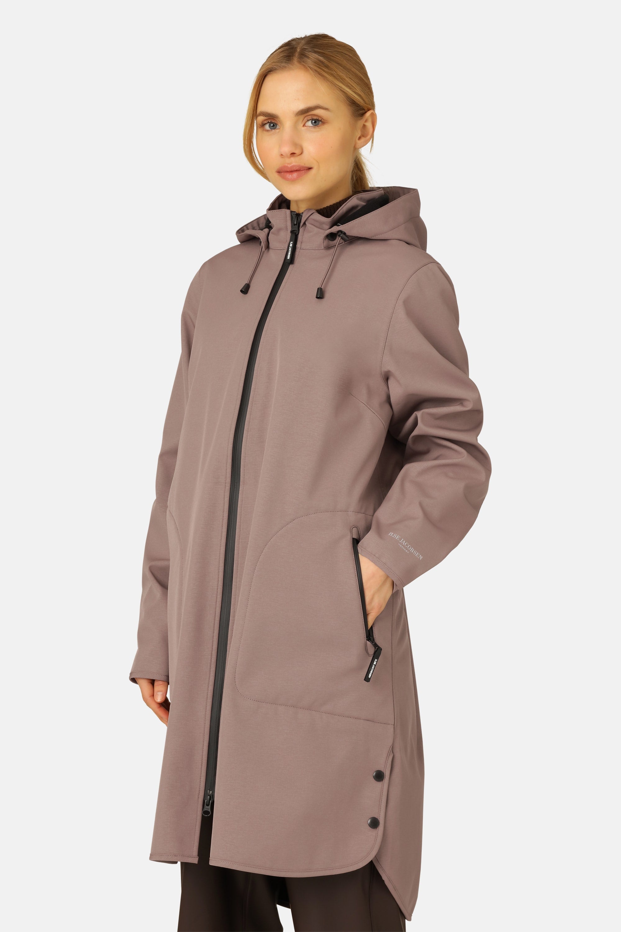Softshell Raincoat A-line - Old Lavender